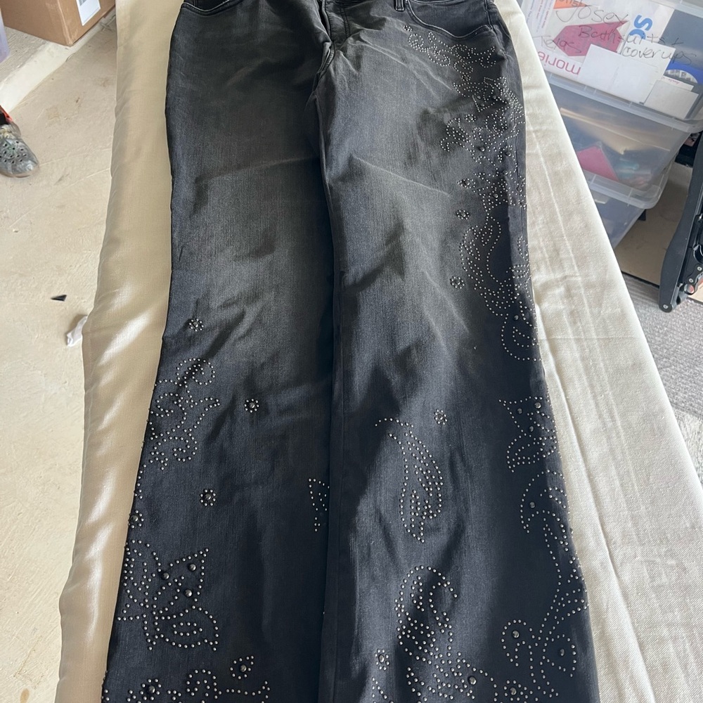 Chico's Black Girlfriend Flare Jeans